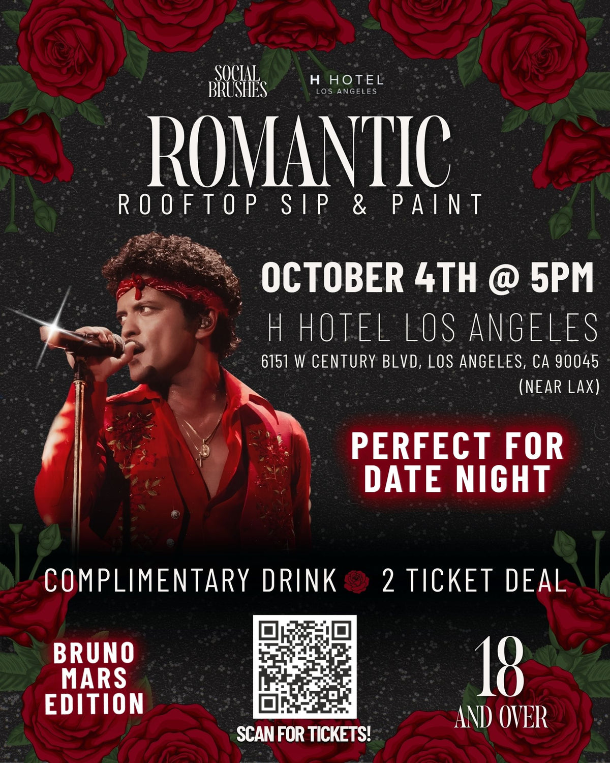 ROMANTIC SIP & PAINT • Oct 4 (Los Angeles, CA)